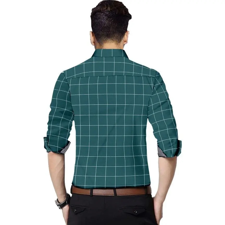 Mens Check Casual Shirts