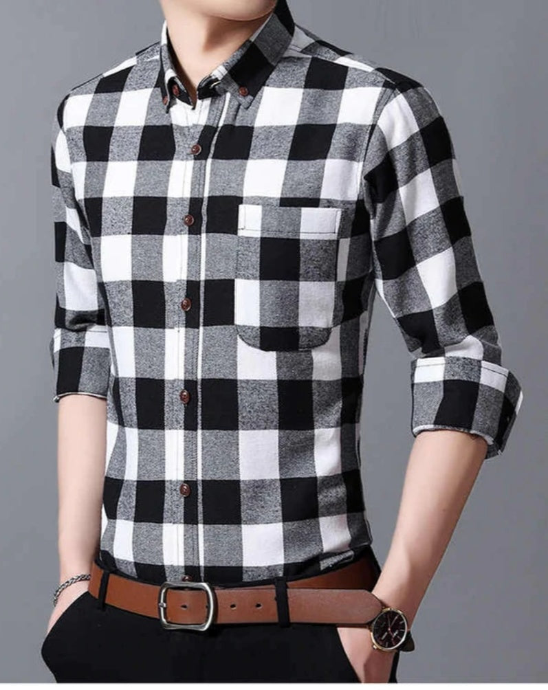 5 Mens Check Casual Shirts