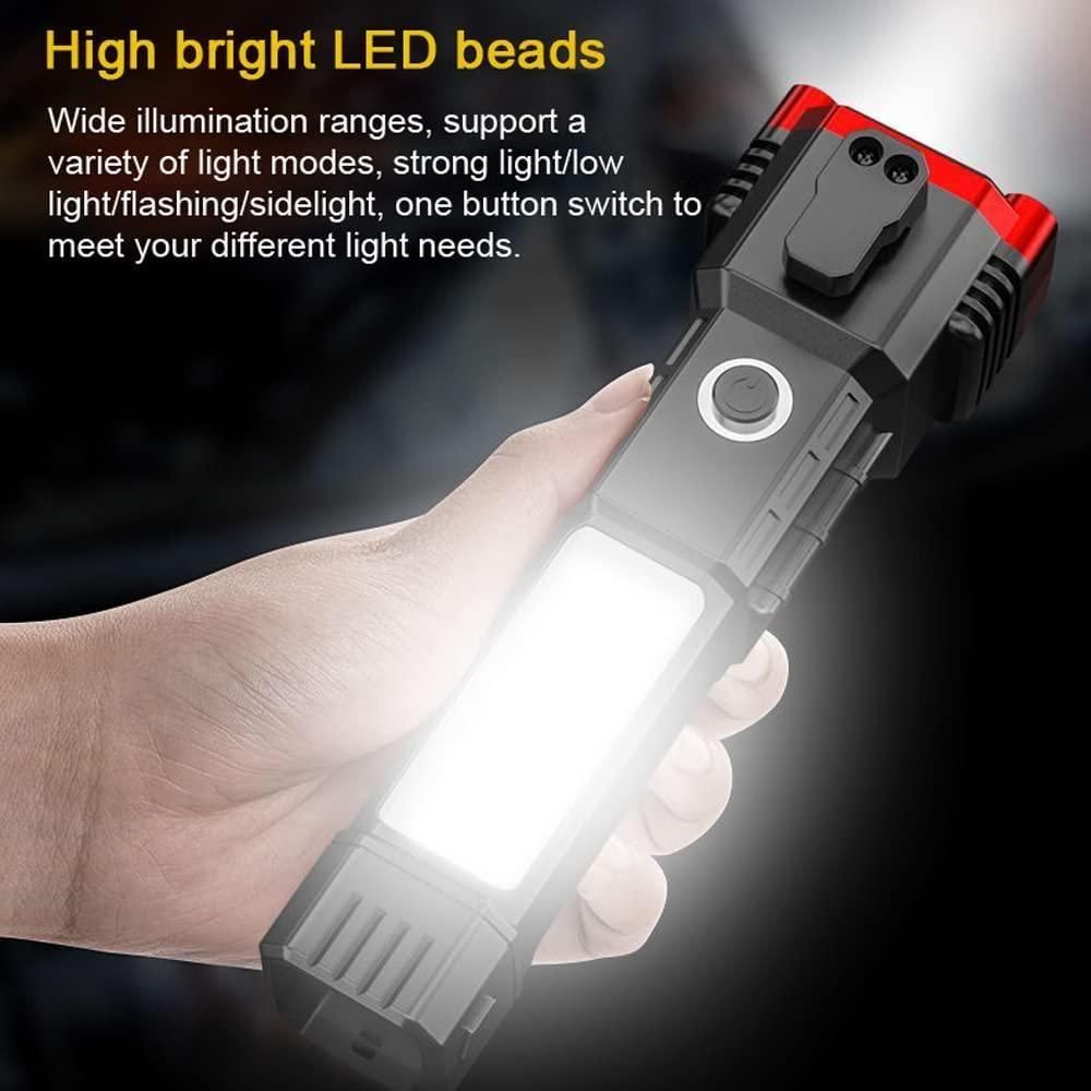 Multifunctional Work Portable Power Bank with Flashlight